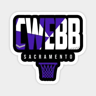 Webber Sacramento Basketball Warmup Magnet