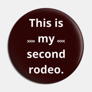 This is my second rodeo. In plain white letters - because you're not a noob, but just barely Pin