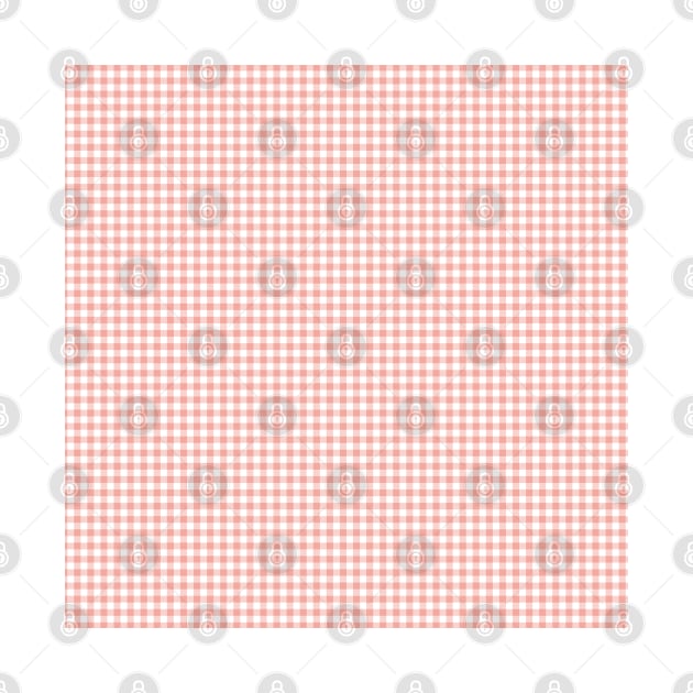 Blush Pink Gingham Pattern - Christmas Vichy by sorbetedelimon