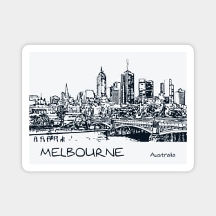 Melbourne Australia Magnet