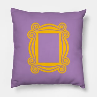 Yellow Peephole Frame Pillow