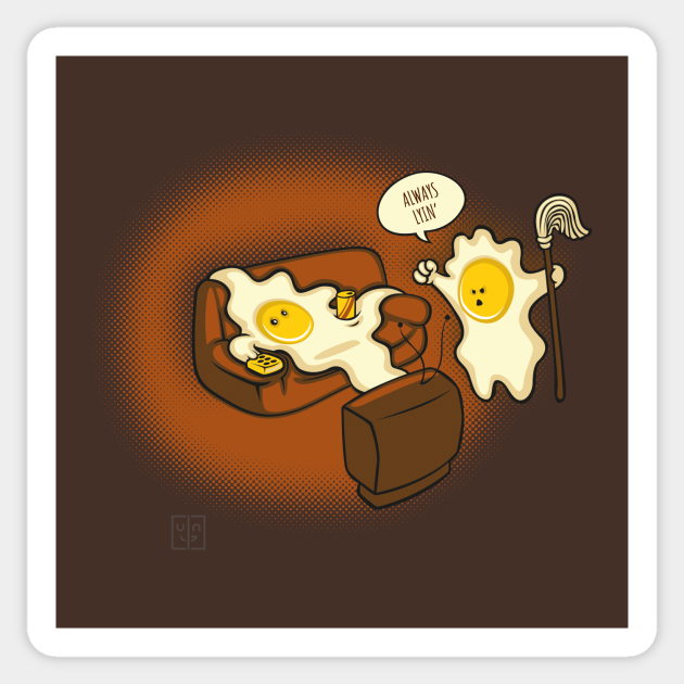 Lyin Egg - Food - Sticker