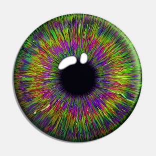 Purple Pupil Eye Pin