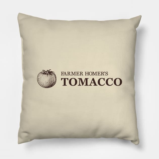 Farmer Homer's Tomacco Pillow by tvshirts