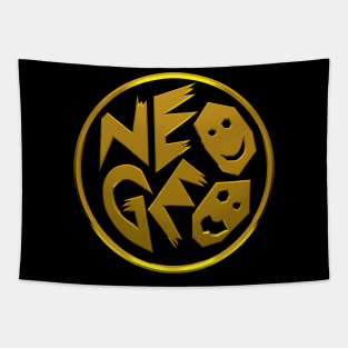 Neo Geo Gold Tapestry