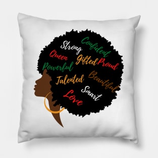 Black beauty Pillow