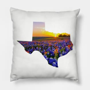 TEXAS BLUEBONNETS Pillow