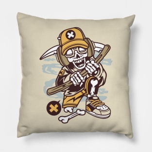 Hip hop reaper Pillow