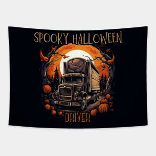 Halloween, Truck Driver Tapestry