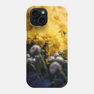 yellow chrysanthemums Phone Case