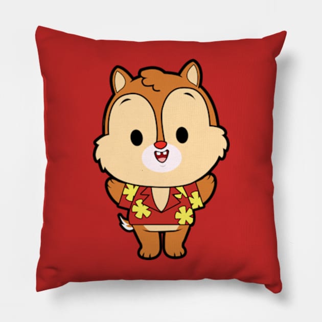 Cute Dale Rescue Rangers Pillow by mighty corps studio