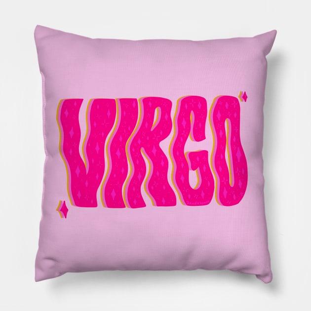 Virgo Pillow by Doodle by Meg