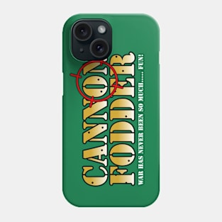 Cannon Fodder Game Phone Case