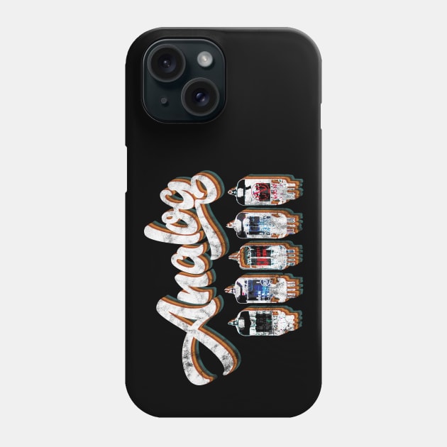 Analog Vacuum Tubes Distressed Phone Case by Analog Designs