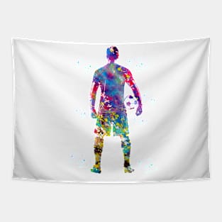 Soccer Player Tapestry