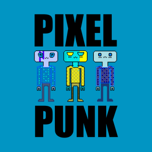 Pixel Punk Robots T-Shirt