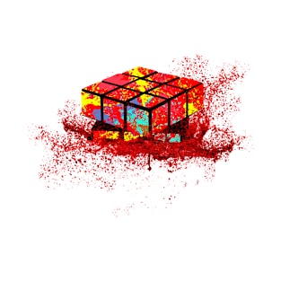 half cube color T-Shirt