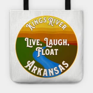 Kings River "Live, Laugh, Float" Arkansas Design Tote