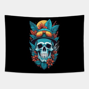 Skull Vacation Tapestry