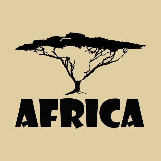 African Continent Tree by Killer Rabbit Designs