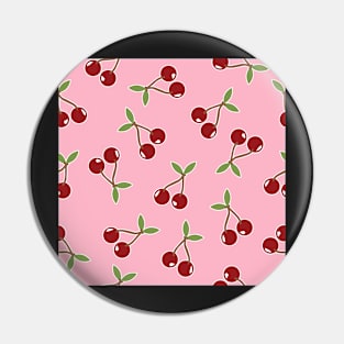 Red Cherries Pattern Pin