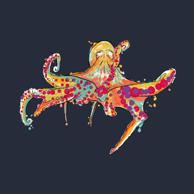 Cool Graphic Octopus Apparel - Octopus Kraken Marine Animal Collection by teemaniac