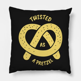 Twisted as a Pretzel Pillow