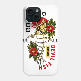 Payara, devil fish with wildflowers Phone Case