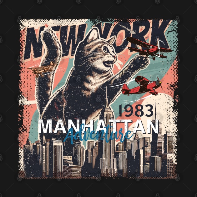 Manhattan Memories: Exploring the Essence of New York in 1983 by Meryarts