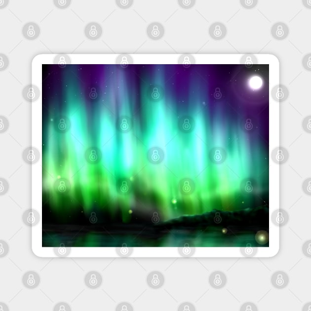 Northern Lights Magnet by Alyen