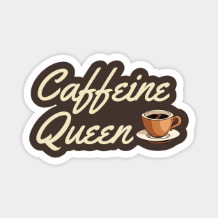 Lispe Caffeine Queen Coffee Tea Magnet