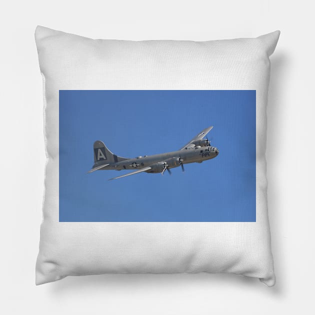 B-29 Superfortress Pillow by CGJohnson