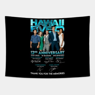 Hawaii Five 0 Tv Series 12nd Anniversary Thank You Tapestry