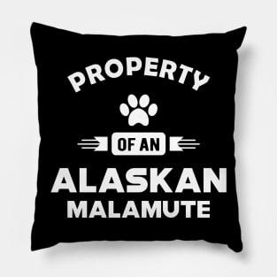 Alaskan Malamute - Property of an alaskan malamute Pillow