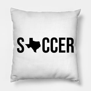 Texas Soccer Pillow