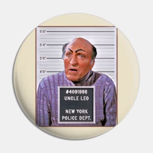 Uncle Leo Mugshot Pin