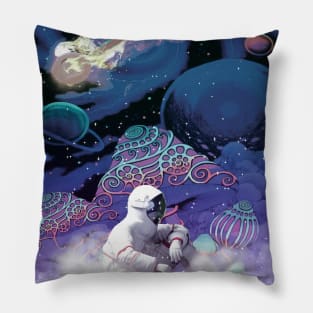 Psychedelic Shirt LSD Astronaut Pillow