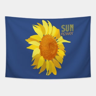 Sunflower Yellow Patterns Tapestry