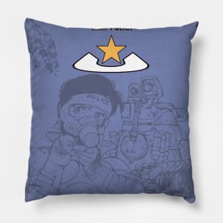 Dmonion tank police minimalist artwork Pillow