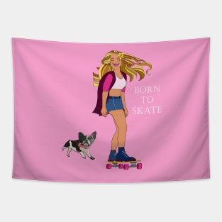 Born to skate Tapestry