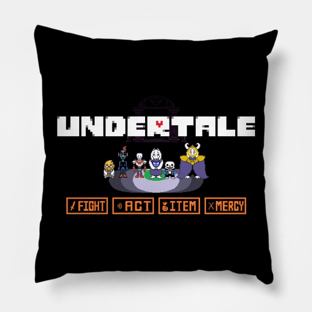 Undertale Pillow by lettali