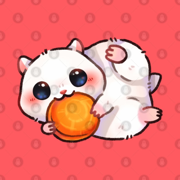 Munching Hamster by Riacchie Illustrations