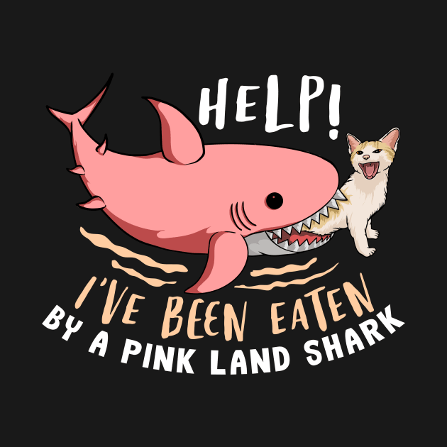 Pink Land Shark by MoniaRoar