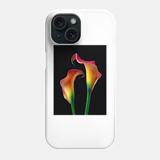 Together Two lovely Calla Lilies Phone Case