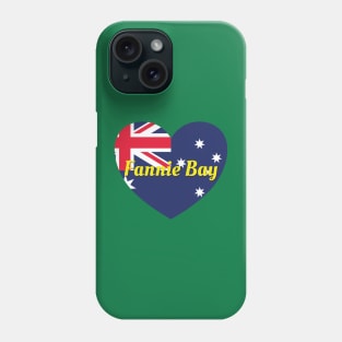 Fannie Bay NT Australia Australian Flag Heart Phone Case