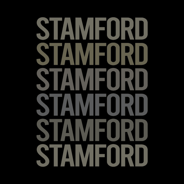 Gray Text Art Stamford by flaskoverhand