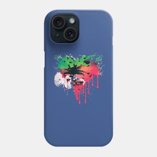 Watermelon Heart Summer Rorschach Inkblot Phone Case