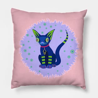 Mystic cat Pillow