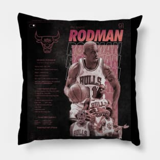 NBA - Dennis Rodman (The Worms) Pillow