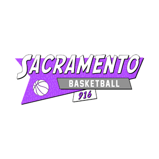 Sacramento 90s Retro Basketball T-Shirt